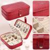 imageDajasan Christmas Gifts 2023 Travel Jewelry Case Travel Jewelry Box Christmas Gifts for Women Girls Daughter Mom Grandma Red