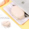 imageDajasan Small Jewelry Box Travel Jewelry Case Portable Heartshaped Leather Jewelry Box for Earrings Bracelets Rings Necklace BeigeBeige