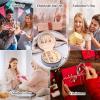 imageDajasan Velvet Jewelry Organizer Mini Travel Jewelry Case Small Portable Travel Organizer Box with Mirror for Women Girls GreyGrey 2