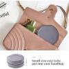 imageDajasan Velvet Jewelry Organizer Mini Travel Jewelry Case Small Portable Travel Organizer Box with Mirror for Women Girls GreyGrey 2