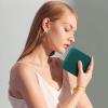 imageDajasan Velvet Travel Jewelry Box Mini Travel Jewelry Case Small Portable Travel Jewelry Organizer for Women Girls GreenEmerald Green 3