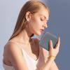 imageDajasan Velvet Travel Jewelry Box Mini Travel Jewelry Case Small Portable Travel Jewelry Organizer for Women Girls GreenGrey 3