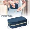 imageDajasan Velvet Travel Jewelry Box Mini Travel Jewelry Case Small Portable Travel Jewelry Organizer for Women Girls GreenNavy Blue