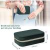 imageDajasan 2 Layers Jewelry Box for Women  Velvet Travel Jewelry Box
