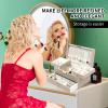 imageDajasan Portable Cosmetic Bag for Girls  Jewelry Storage Box