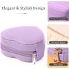 image:imageDajasan Mini Jewelry Case  Small Organizer Box for Travel Valentines Day Birthday  Leather