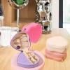 image:imageDajasan Mini Jewelry Case  Small Organizer Box for Travel Valentines Day Birthday  Leather