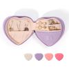 image:imageDajasan Mini Jewelry Case  Small Organizer Box for Travel Valentines Day Birthday  Leather